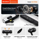 RECRSI RE-NY060 Wireless Earphones – 200h Battery Life - Image 3