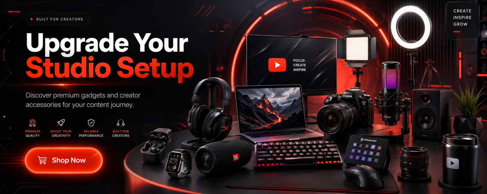 eCommerce hero banner for a gadget (3)